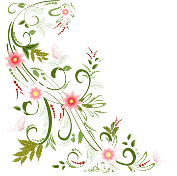 floral ornament  for your design