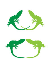Couple of lizards
