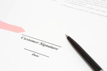Sign document