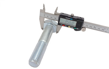Vernier calipers and screw-bolt