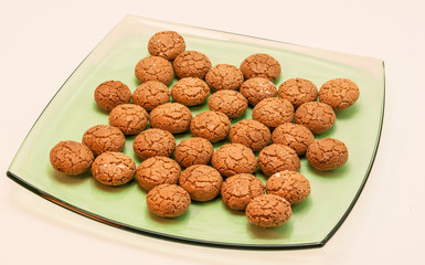 Italian amaretti almond cookies