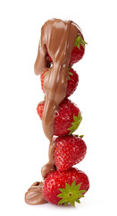 strawberry and chocolate