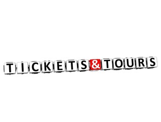 3D Tickets And Tours Button Click Here Block Text
