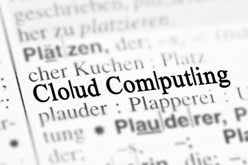 Fototapeta premium cloud computing