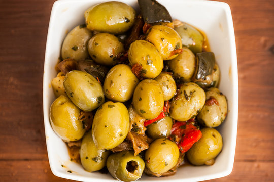 Varitey of olives