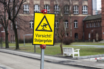 Stolpergefahr