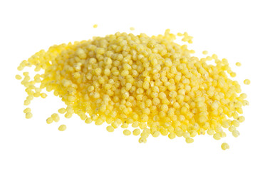 scoop of hulled millet