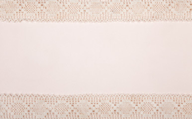 Paper with lacy border