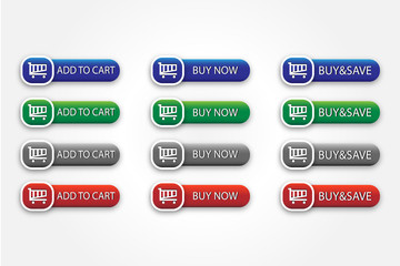Add to cart web buttons