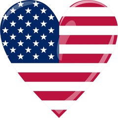 Fototapeta premium 130304-Nationheart-USA