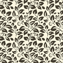 Materiał do szycia floral seamless pattern