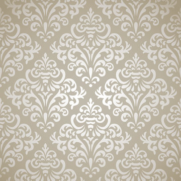 Damask seamless pattern