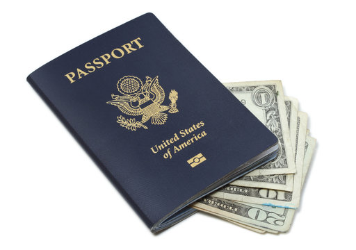 USA Passport and cash