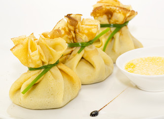 Блинчики с мясом