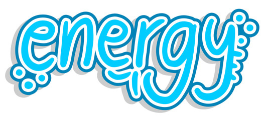 Obraz premium Energy message