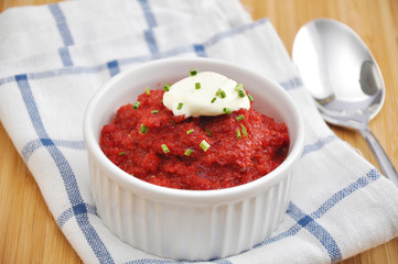 Pürierte Rote Beete