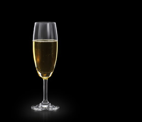 glass of champagne