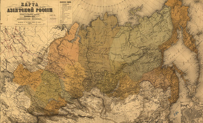 Russia old map