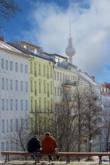 Berlin Prenzlauer Berg - Der erste Sonnentag im Fr&uuml;hling