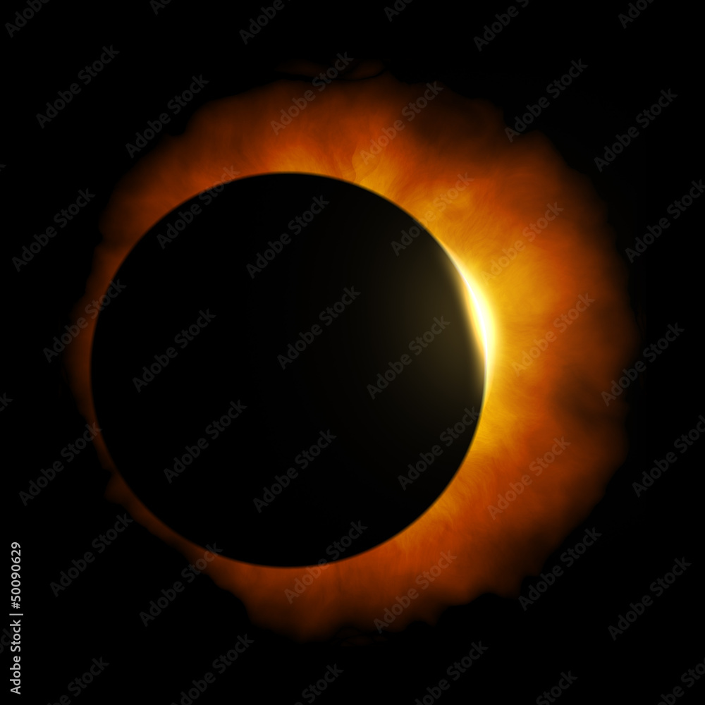 Canvas Prints sun eclipse
