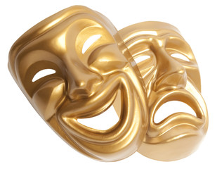 theatrical mask isolated
