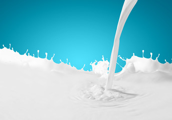 Afbeelding van melkspatten