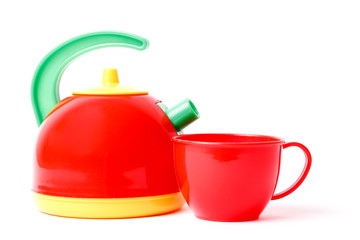 teapot and cup