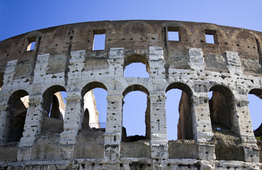 Obraz premium Colosseum arches, Rome, Italy
