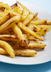 Baked Potato seasoned with salt, oil and spices