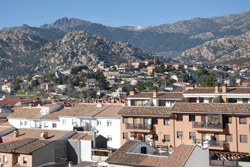 Views of Manzanares el Real, Madrid Province, Spain