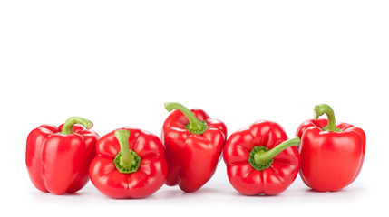 Red sweet bell peppers