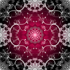 Dark seamless pattern