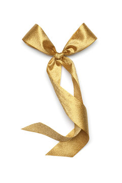 Golden Ribbon Tie