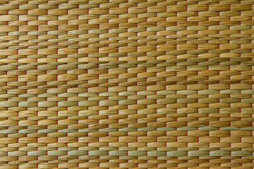 woven palm leaves