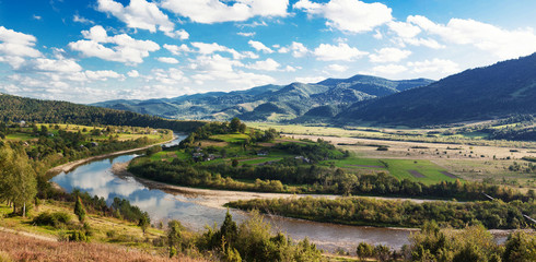 Fototapeta premium views of the Carpathian mountains