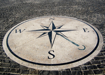 DIRECTIONAL MAP IN STONE