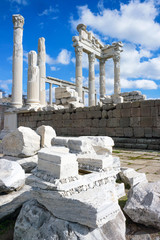Temple of Trajan in Pergamon, Bergama, Turkey
