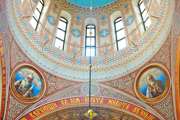 Uspenski Cathedral dome interior