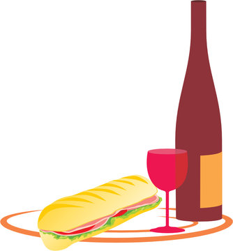 recommend clip art: SERVICE SANDWICH