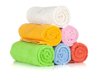 Obraz na płótnie Canvas Colorful towels