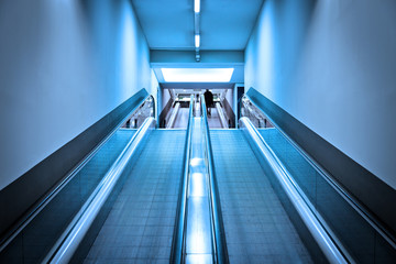 Blue Escalators