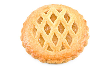 Cookie with apricot jam