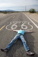 Poster Freedom on route 66 © forcdan
