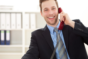 junger business mann