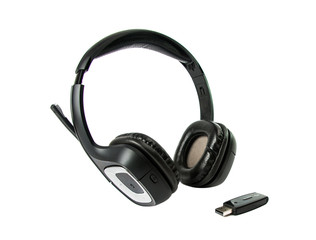 Wireless headset isolated