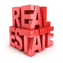real estate 3d letters