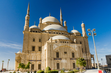 Great Mosque of Muhammad Ali at the citadel of Cairo, Egypt