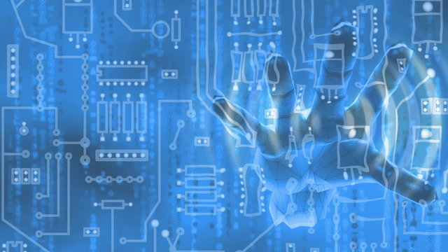 Hand - Matrix - touch screen