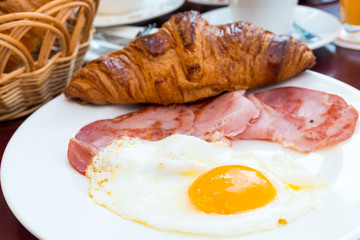 coffee and croissants