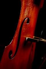 Vintage double bass